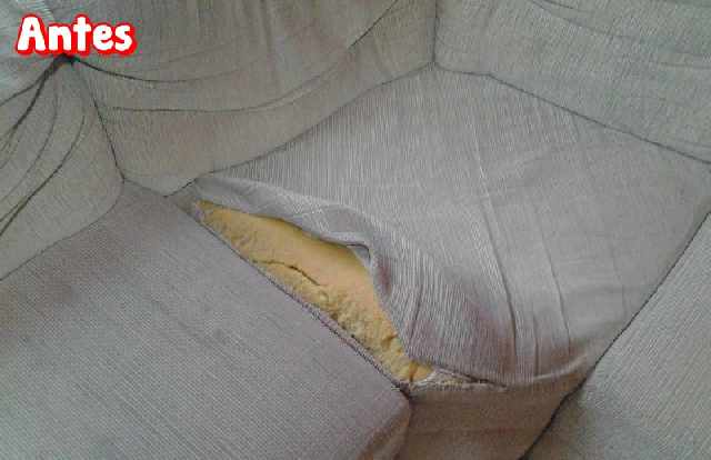 Foto 1 - Costuramos seu sofá ou poltrona descosturado